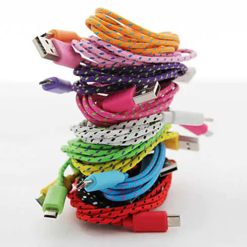 MICRO USB 10ft Braided Nylon Super Strong - BUY 2 GET 1 FREE