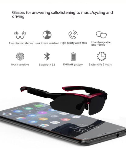 Bluetooth Glasses Headset Outdoor Running Sports