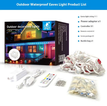 Outdoor Bluetooth Eaves Light LED Intelligent Point Light Source Control Outdoor Magic Eaves Light Garden Lamp