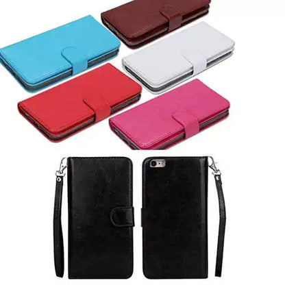 iPhone 6/6 Plus and Samsung Smartphone Removable Wallet Case with Wristlet