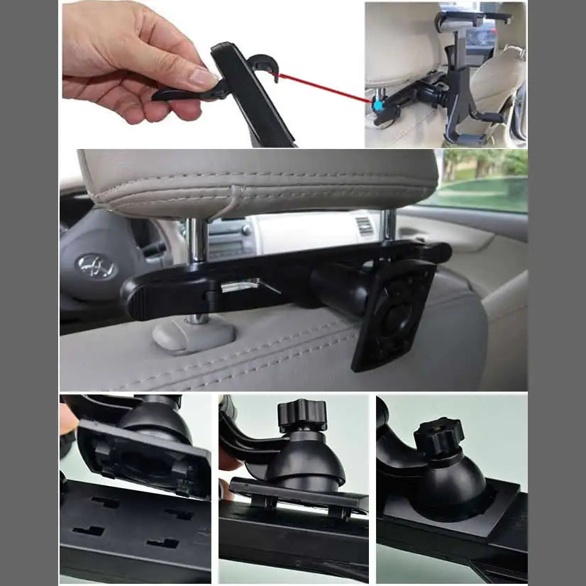 Car Headrest Stand for iPad and Tablets