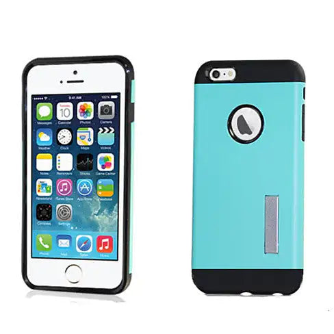 Slim Armour Double Layer Case for iPhone 6/6s/6Plus w/ Kick Stand