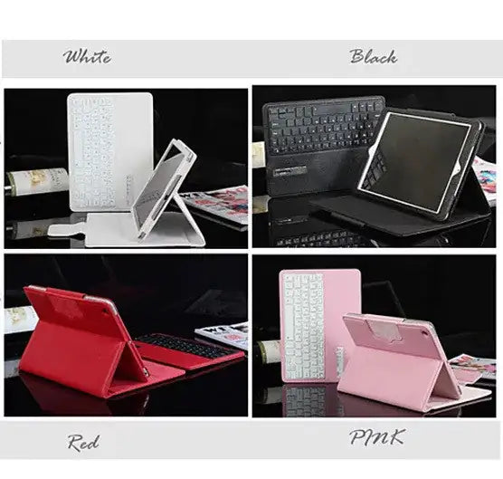 iPad Air 1 & 2 Case with Removable Bluetooth Keyboard