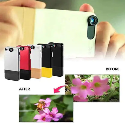 2 in 1 Lens and iPhone 6 or 6 Plus case with 360 protection.