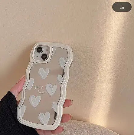 Twisted Edge White Love Phone Case